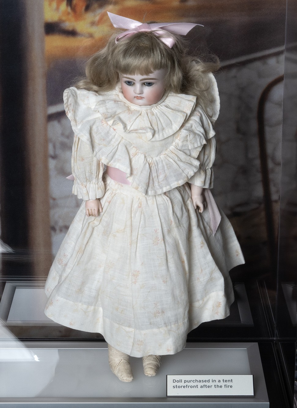 Image of Doll purchased from a tent after the Great Seattle Fire, 1889